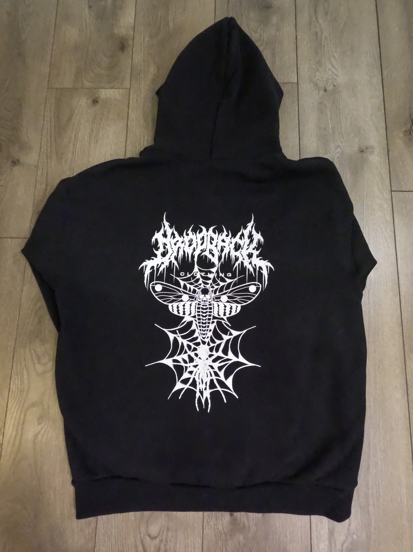 Heavyweight Web Hoodie - Black/White